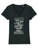 BASEBALL Tricou mânecă scurtă guler V Damă Evoker