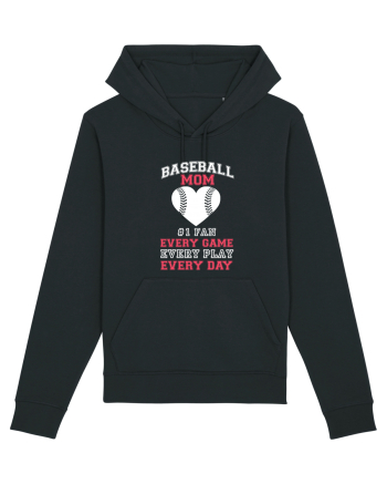 BASEBALL MOM Black