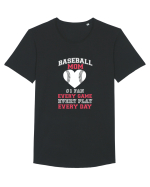 BASEBALL MOM Tricou mânecă scurtă guler larg Bărbat Skater