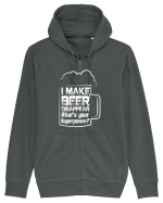 BEER Hanorac cu fermoar Unisex Connector