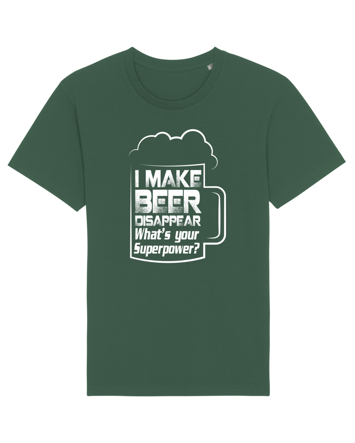 Tricou mânecă scurtă Unisex Rocker Bottle Green