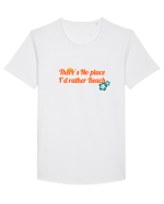SUMMER Tricou mânecă scurtă guler larg Bărbat Skater