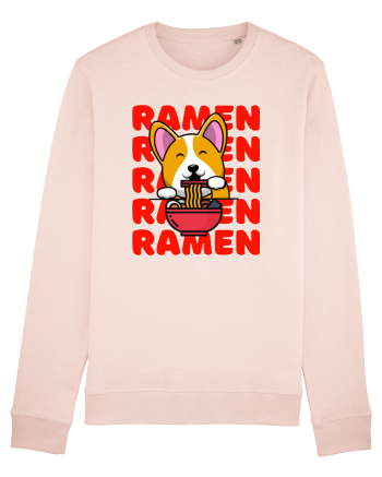 Kawaii Corgi Eating Ramen Candy Pink