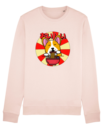 Kawaii Corgi Eating Ramen Candy Pink