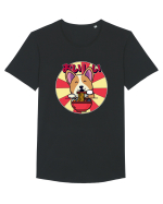 Kawaii Corgi Eating Ramen Tricou mânecă scurtă guler larg Bărbat Skater