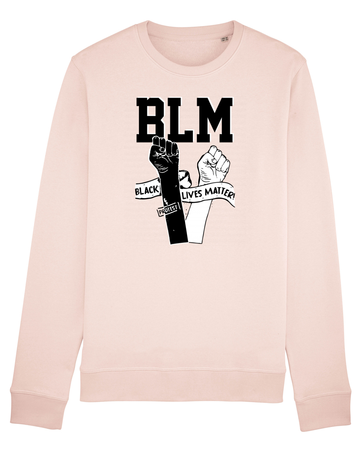 Bluză mânecă lungă Unisex Rise Candy Pink