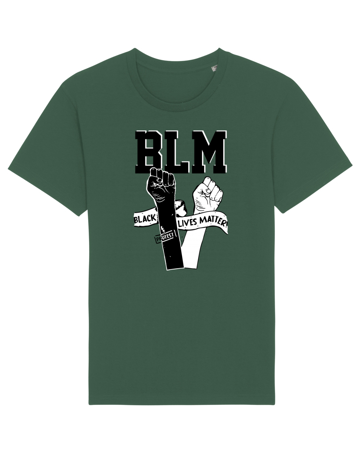 Tricou mânecă scurtă Unisex Rocker Bottle Green