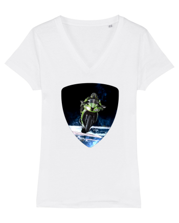 Motorcycle ride 4 White
