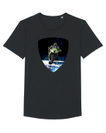 Motorcycle ride 4 Tricou mânecă scurtă guler larg Bărbat Skater