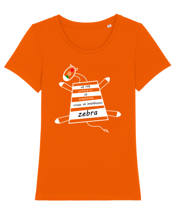 Zebră Bright Orange
