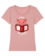 Tobă de carte Tricou mânecă scurtă guler larg fitted Damă Expresser