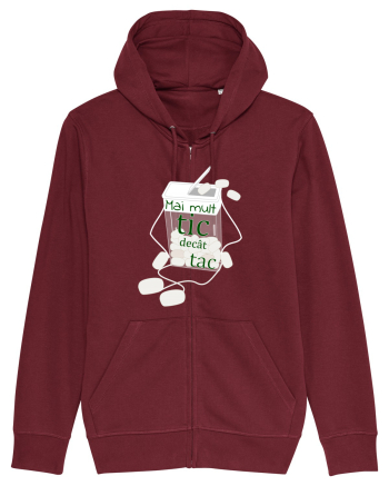 Mai mult tic decât tac Burgundy