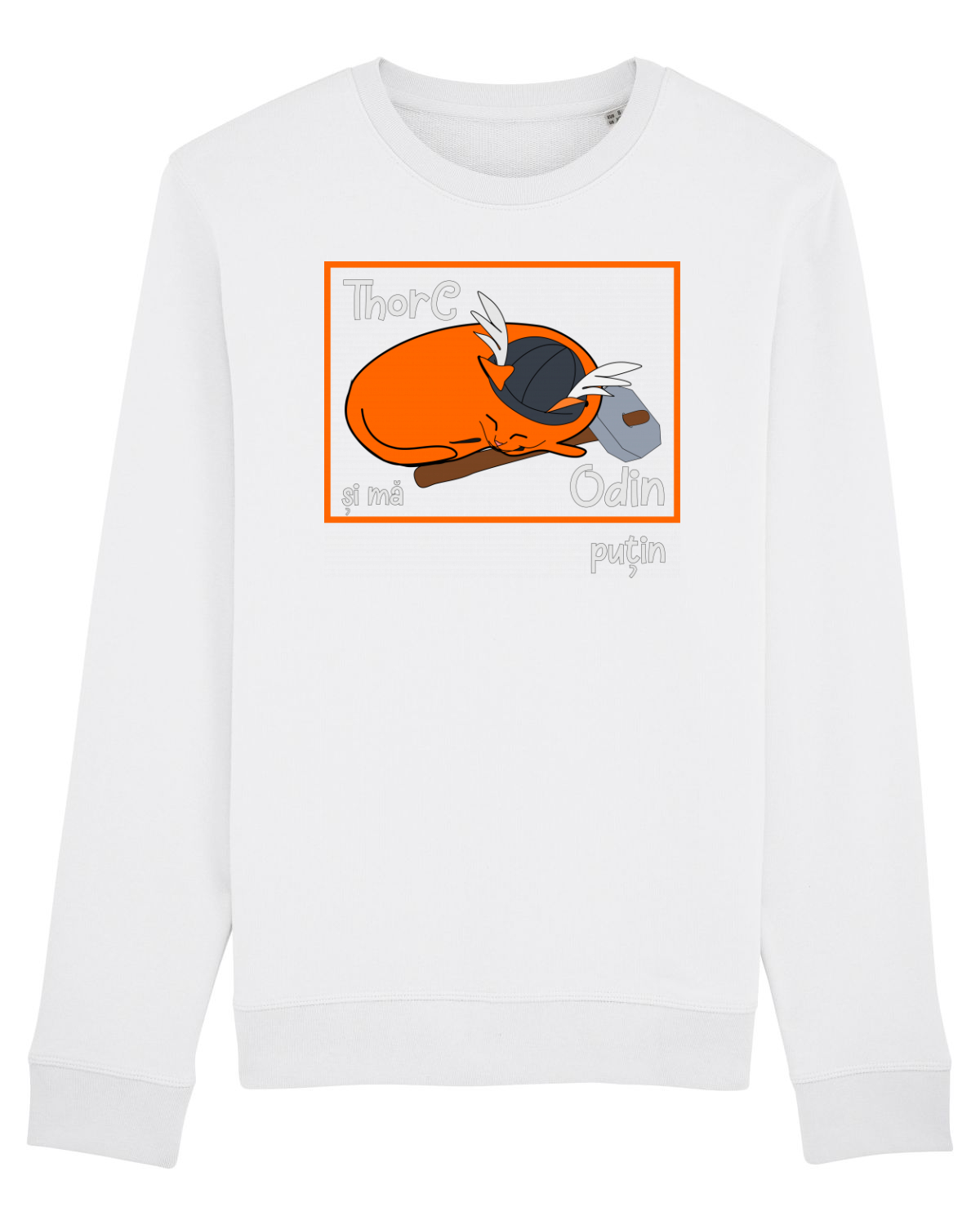 Bluză mânecă lungă Unisex Rise White