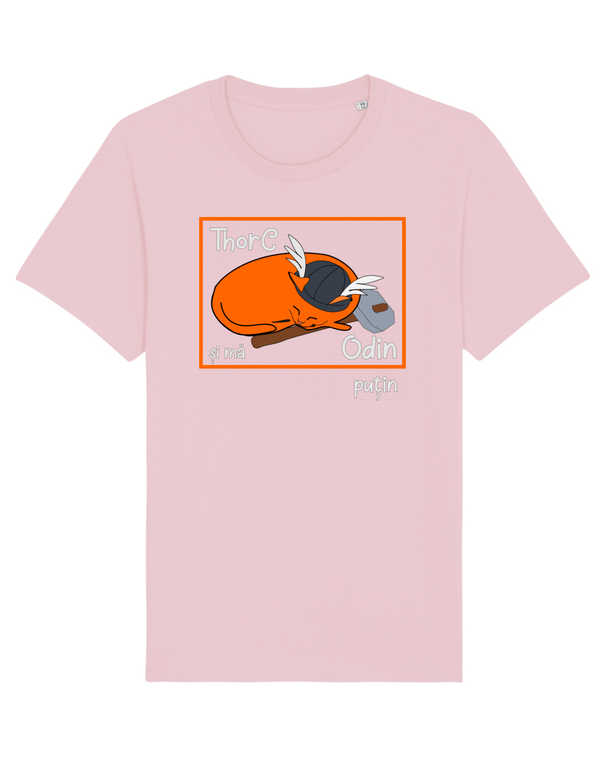 Tricou mânecă scurtă Unisex Rocker Cotton Pink