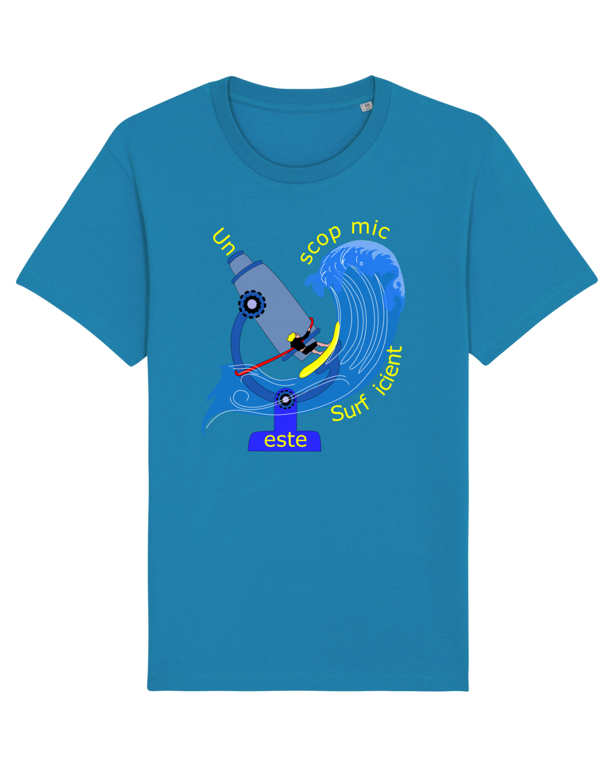 Tricou mânecă scurtă Unisex Rocker Azur