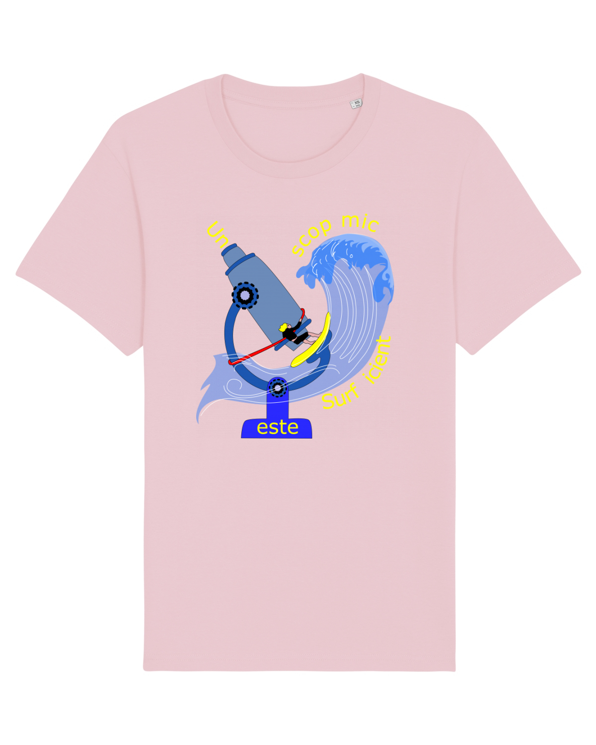 Tricou mânecă scurtă Unisex Rocker Cotton Pink