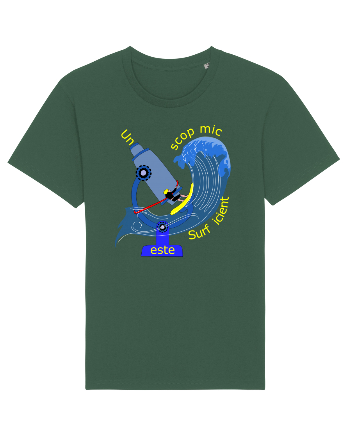 Tricou mânecă scurtă Unisex Rocker Bottle Green