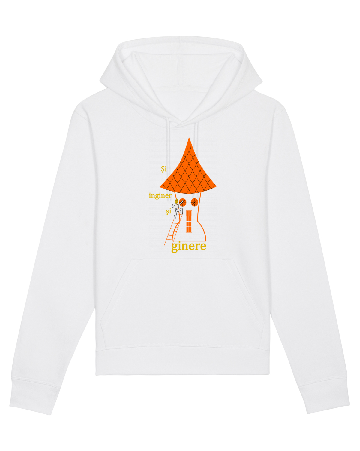 Hanorac Unisex Drummer White