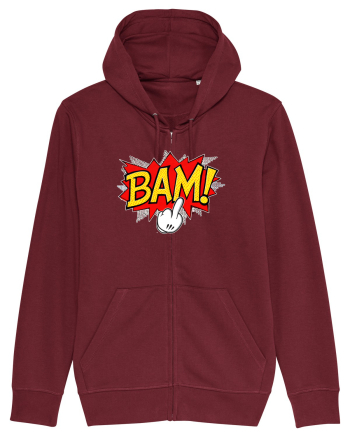 Bam! Fuck you! Burgundy