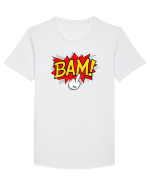 Bam! Fuck you! Tricou mânecă scurtă guler larg Bărbat Skater