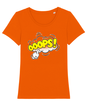Oops! Fuck you! Bright Orange