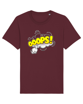 Oops! Fuck you! Burgundy