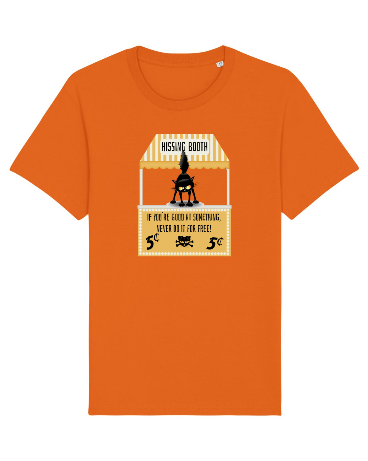Tricou mânecă scurtă Unisex Rocker Bright Orange