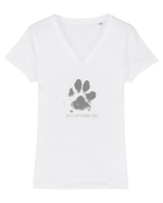 Love is not human, only Tricou mânecă scurtă guler V Damă Evoker