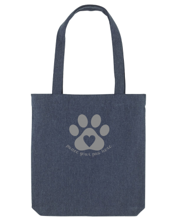 Place / Pwace your paw here Midnight Blue