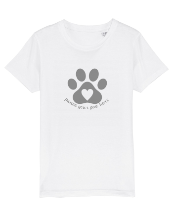 Place / Pwace your paw here White