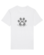 Place / Pwace your paw here Tricou mânecă scurtă Unisex Rocker