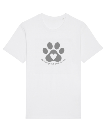 Place / Pwace your paw here White