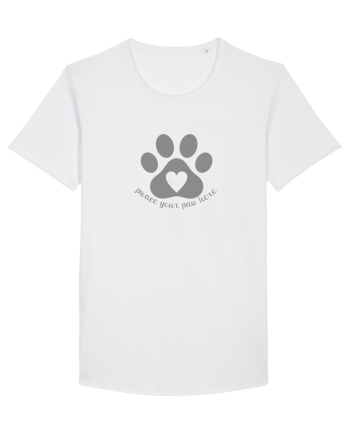 Place / Pwace your paw here White