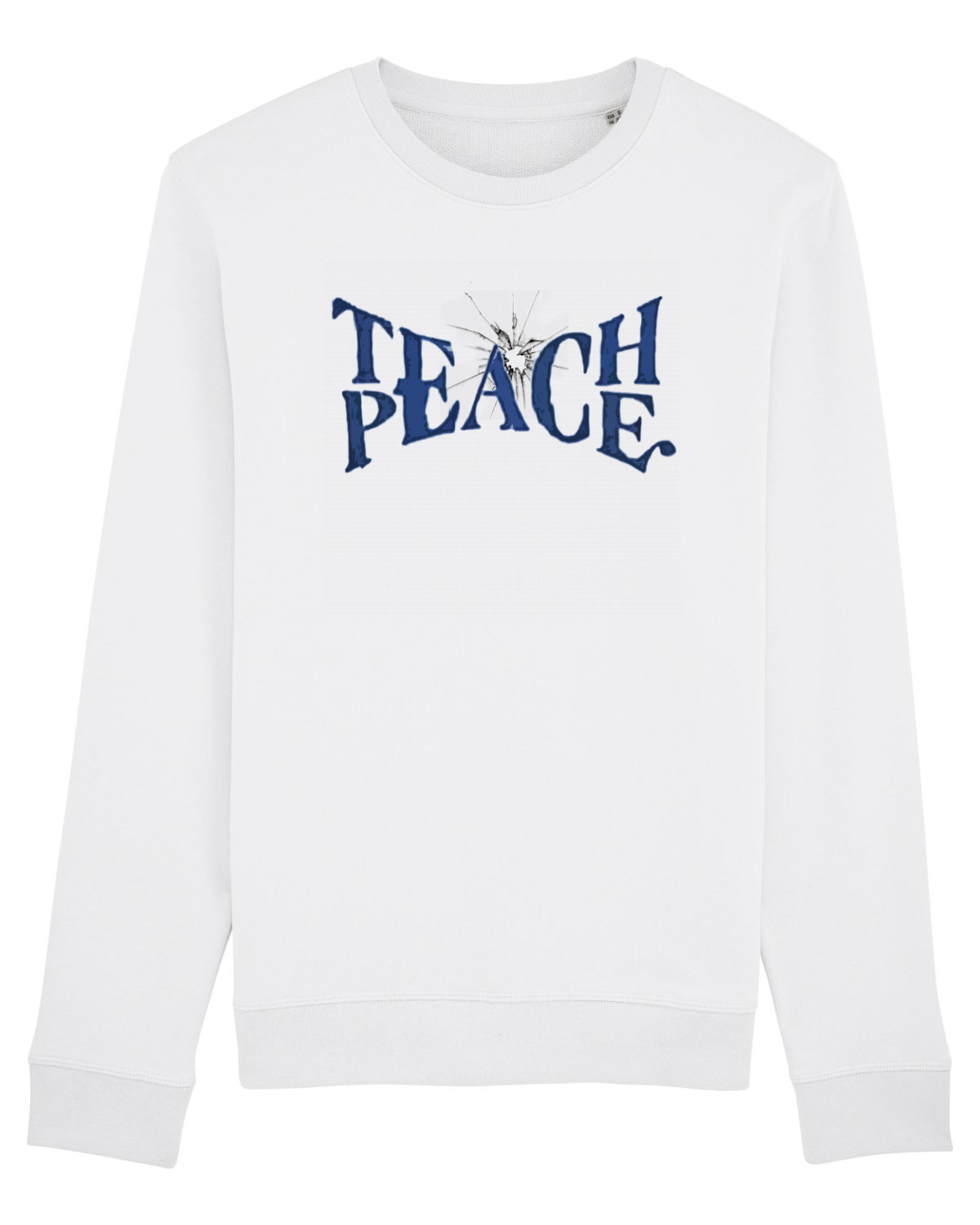 Bluză mânecă lungă Unisex Rise White