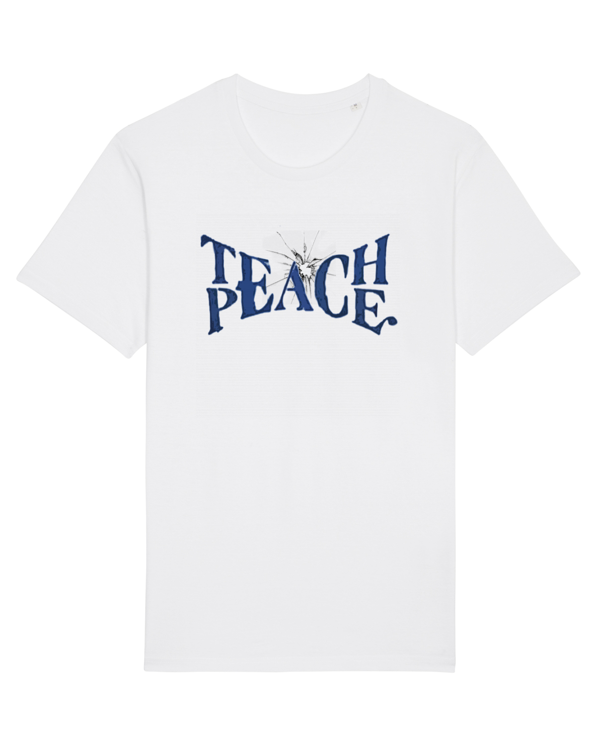 Tricou mânecă scurtă Unisex Rocker White