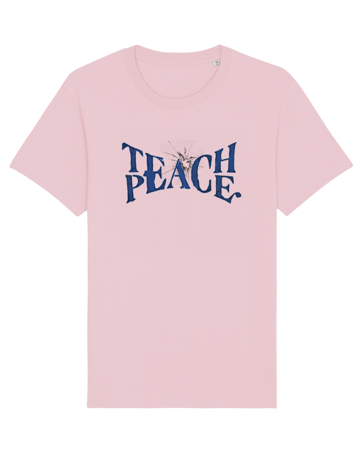 Tricou mânecă scurtă Unisex Rocker Cotton Pink