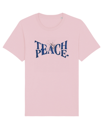 Teach peace! Cotton Pink