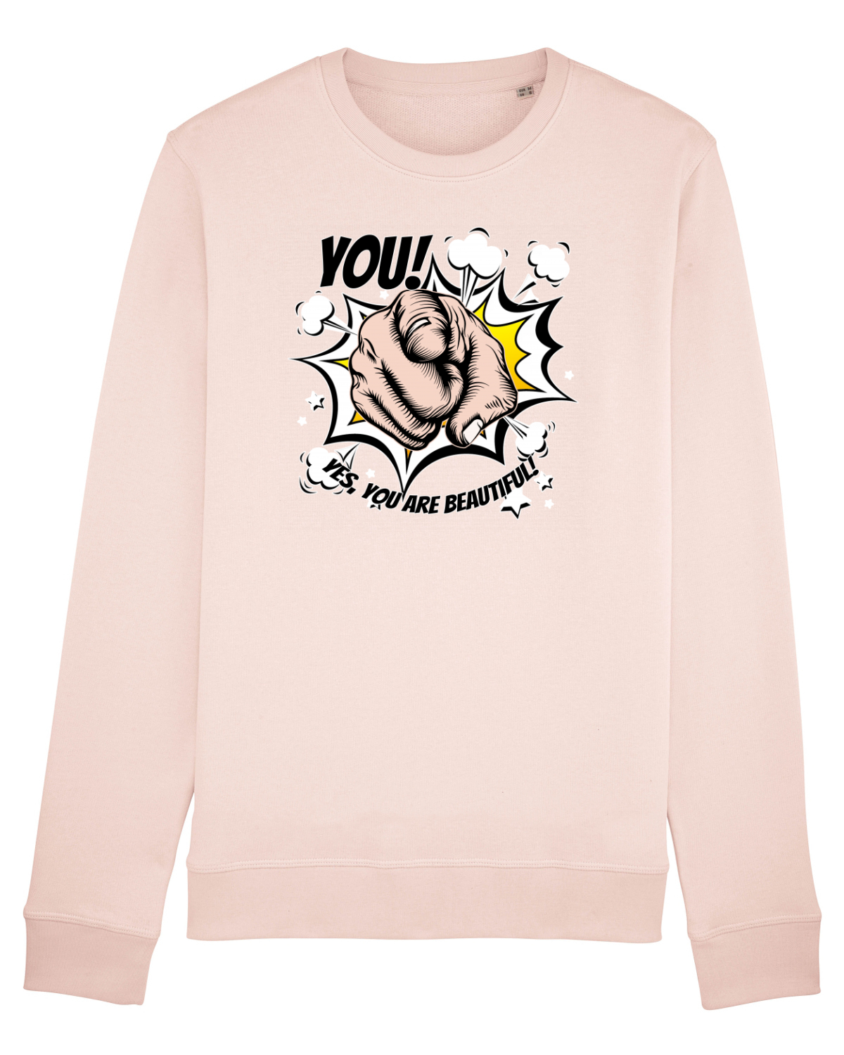 Bluză mânecă lungă Unisex Rise Candy Pink