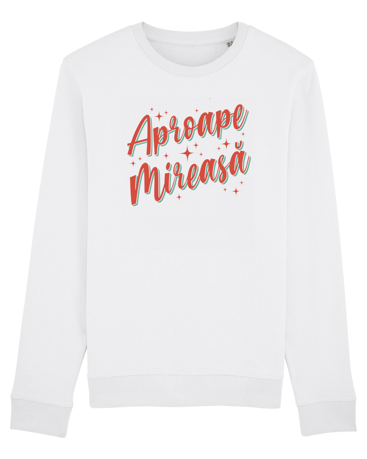 Bluză mânecă lungă Unisex Rise White