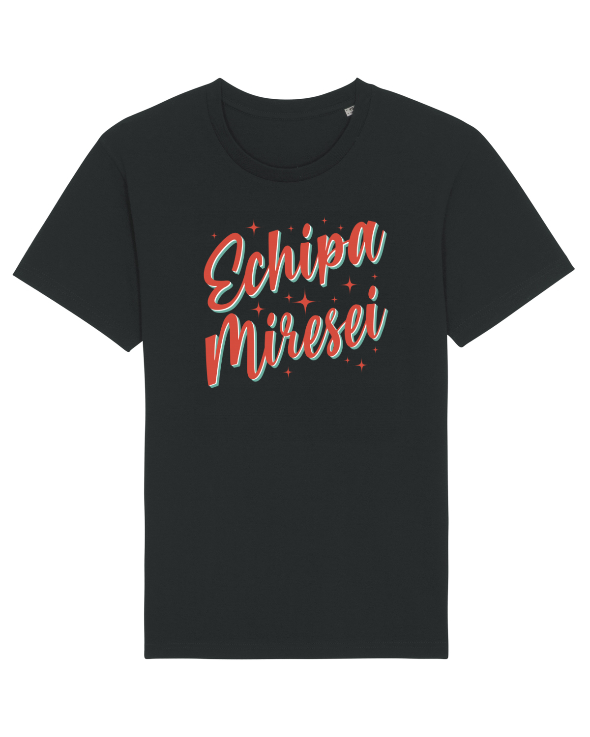 Tricou mânecă scurtă Unisex Rocker Black