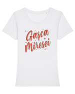 Retro party - Gașca miresei Tricou mânecă scurtă guler larg fitted Damă Expresser