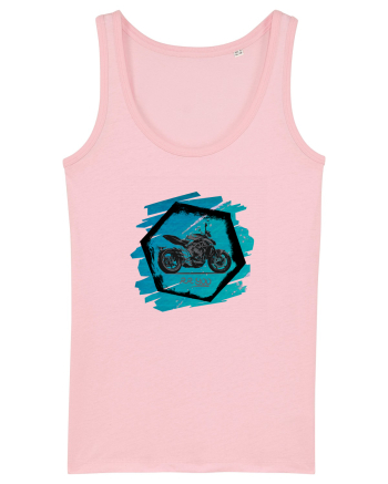 Motorcycles are Fun  Cotton Pink