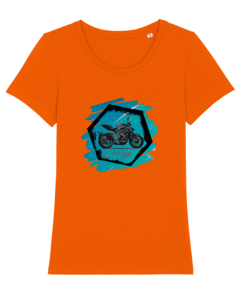 Motorcycles are Fun  Bright Orange