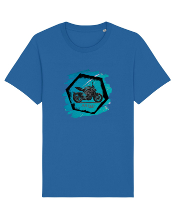 Motorcycles are Fun  Royal Blue