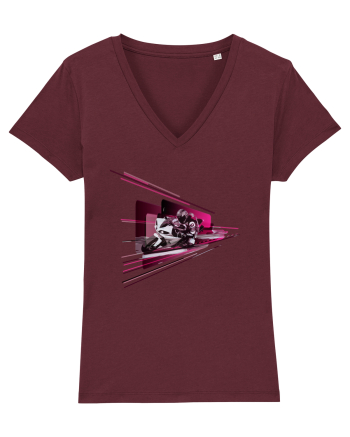 Motorcycle ride 5 Burgundy
