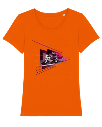 Motorcycle ride 5 Bright Orange