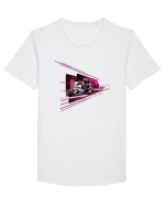 Motorcycle ride 5 Tricou mânecă scurtă guler larg Bărbat Skater