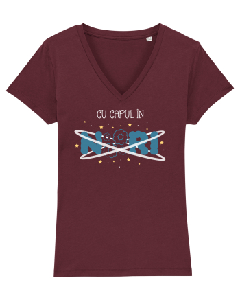 Cu capul în nori Burgundy