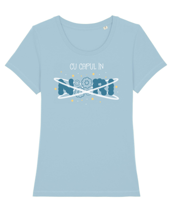 Cu capul în nori Sky Blue