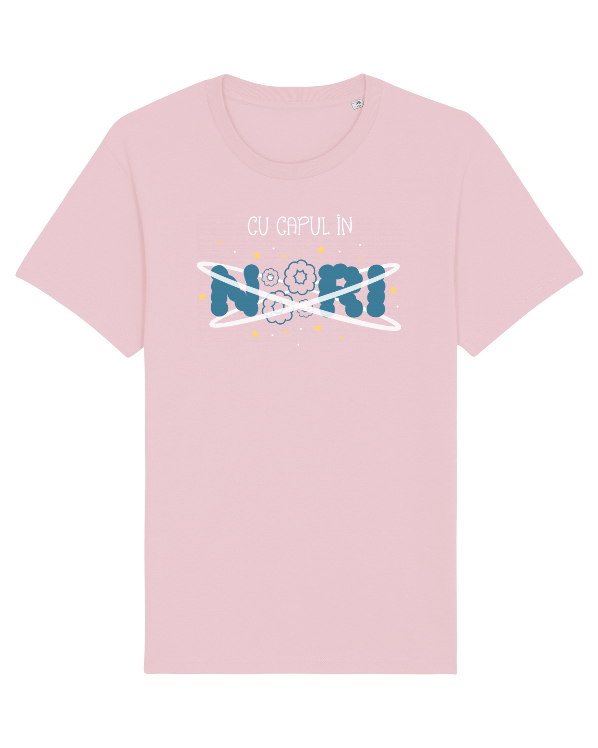 Tricou mânecă scurtă Unisex Rocker Cotton Pink